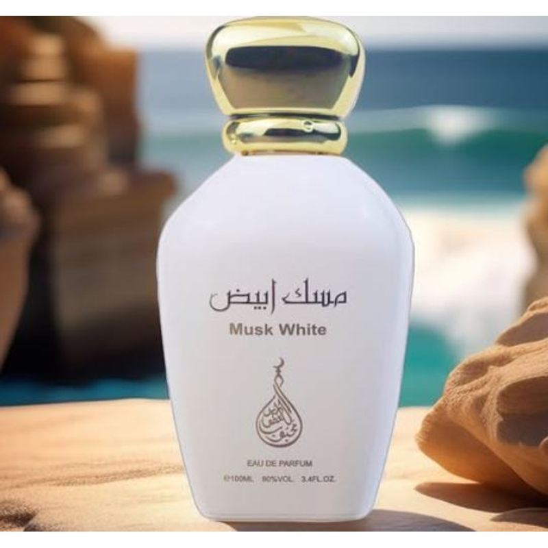 TEMU Musk White Dubai Perfume Eau De Parfum For Men Women Unisex Fragrance Spray, Arabian Oud Jasmine Musk Notes Uae