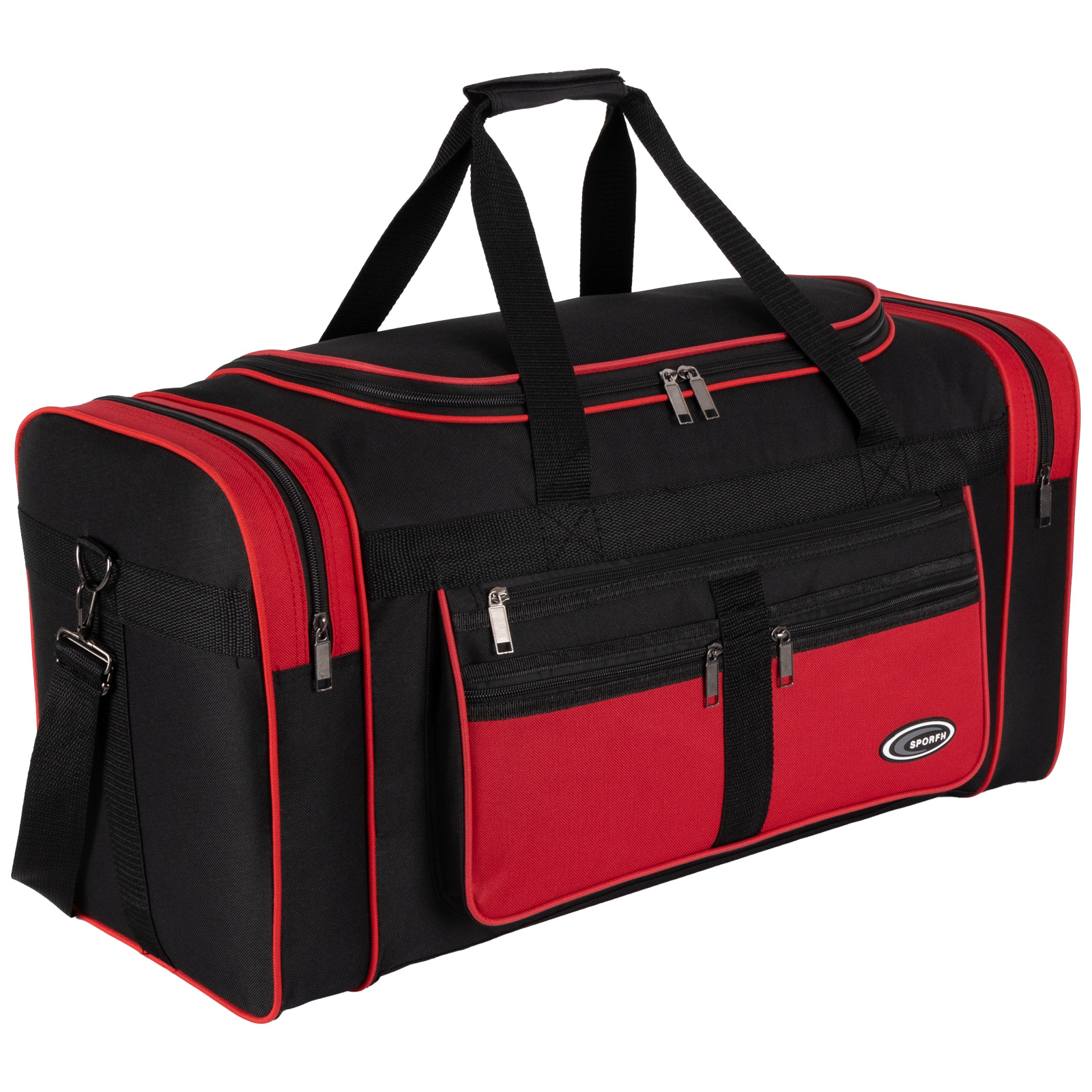 Image of 80l Sports Bag Sauna Bag Travel Bag Fitness Bag For Women, Men, And Kids - Red, L 73 X X H 36 Cm