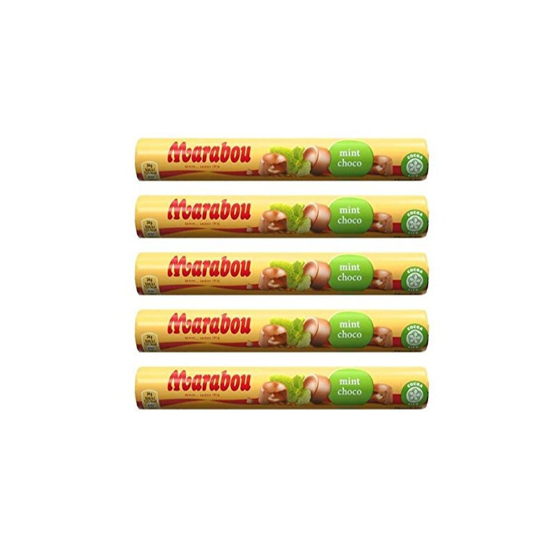 Marabou Roll Mint Choco - From Sweden 5x78g