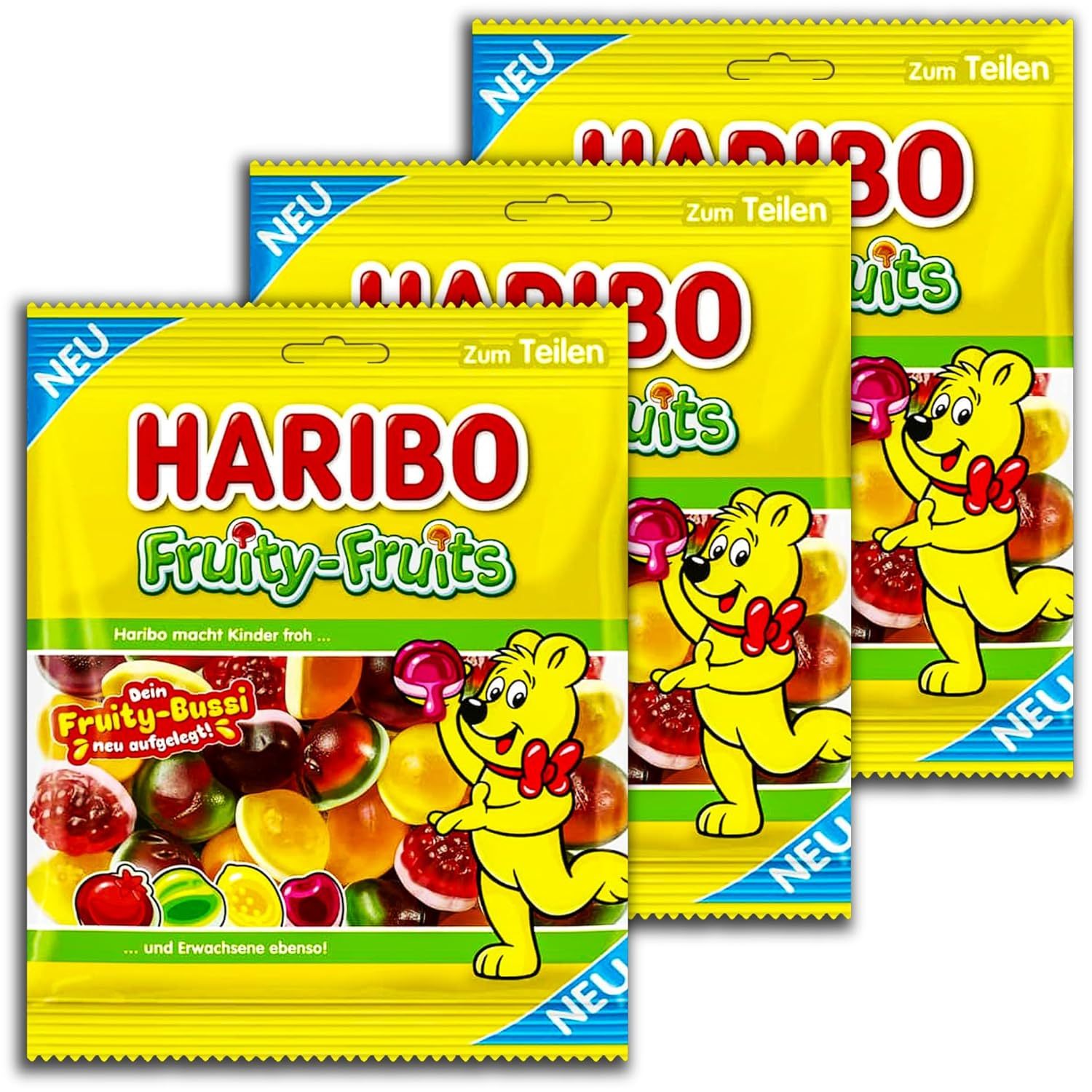 Haribo Fruity-fruits 3 X 160g