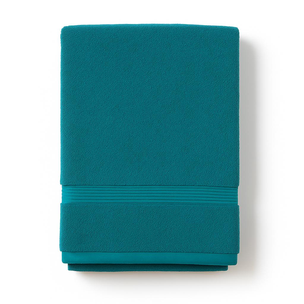 TEMU Pack Of Extra Large Jumbo Bath Sheet, 100x200cm, Hanging Loop, Soft, Absorbent, Hotel, Beach Towel, Unisex Towel, 100% Cotton