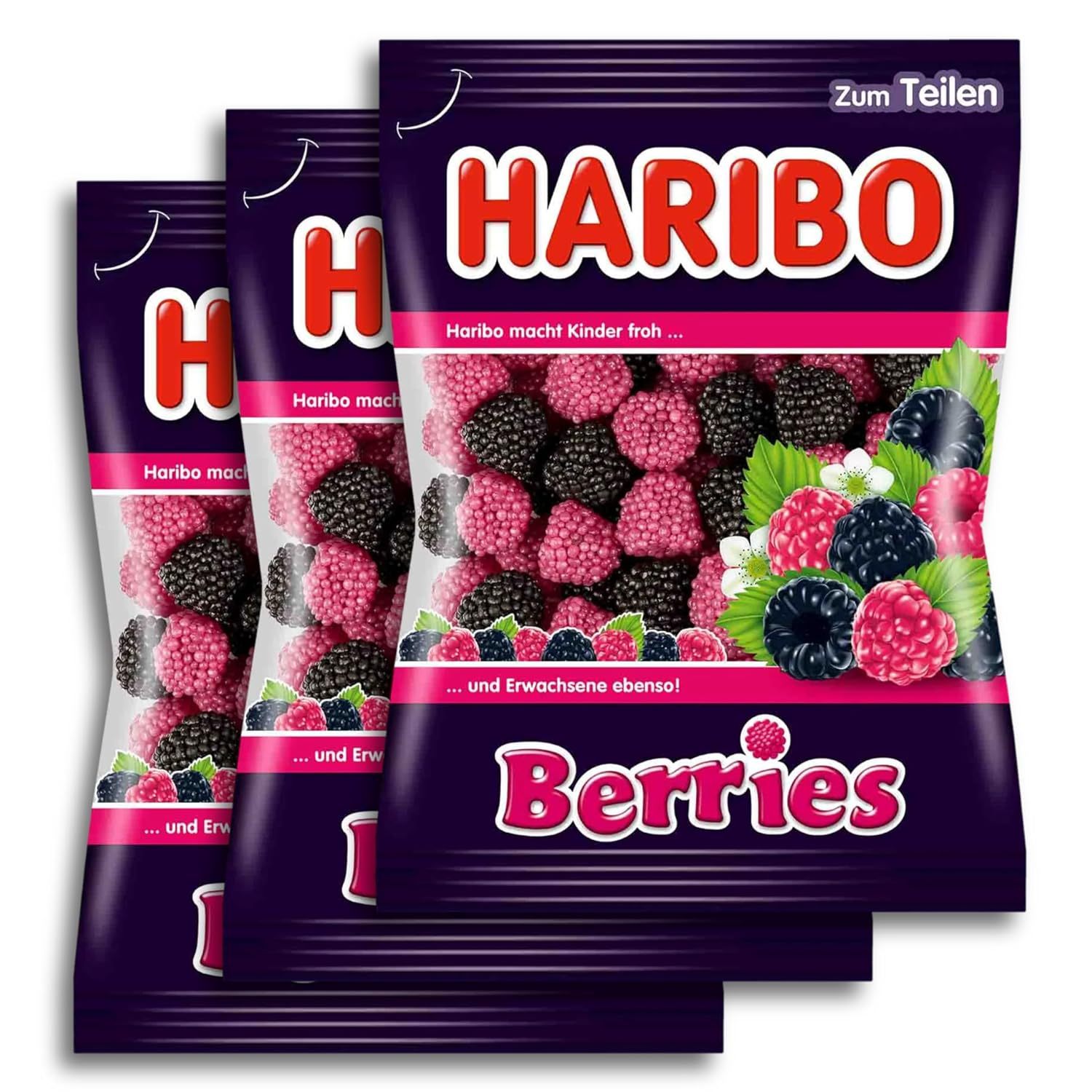 TEMU Haribo Berries 3 X 175g