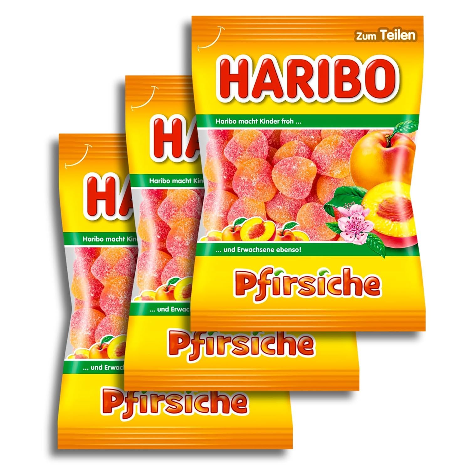 Haribo Peaches 3 X 175g