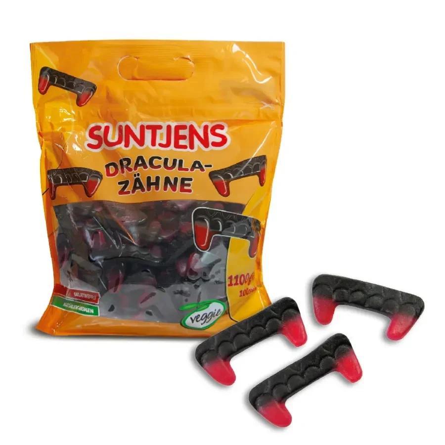 Suntjens Dracula Teeth 1000g (100 Count) Veggie Fruit Gummies