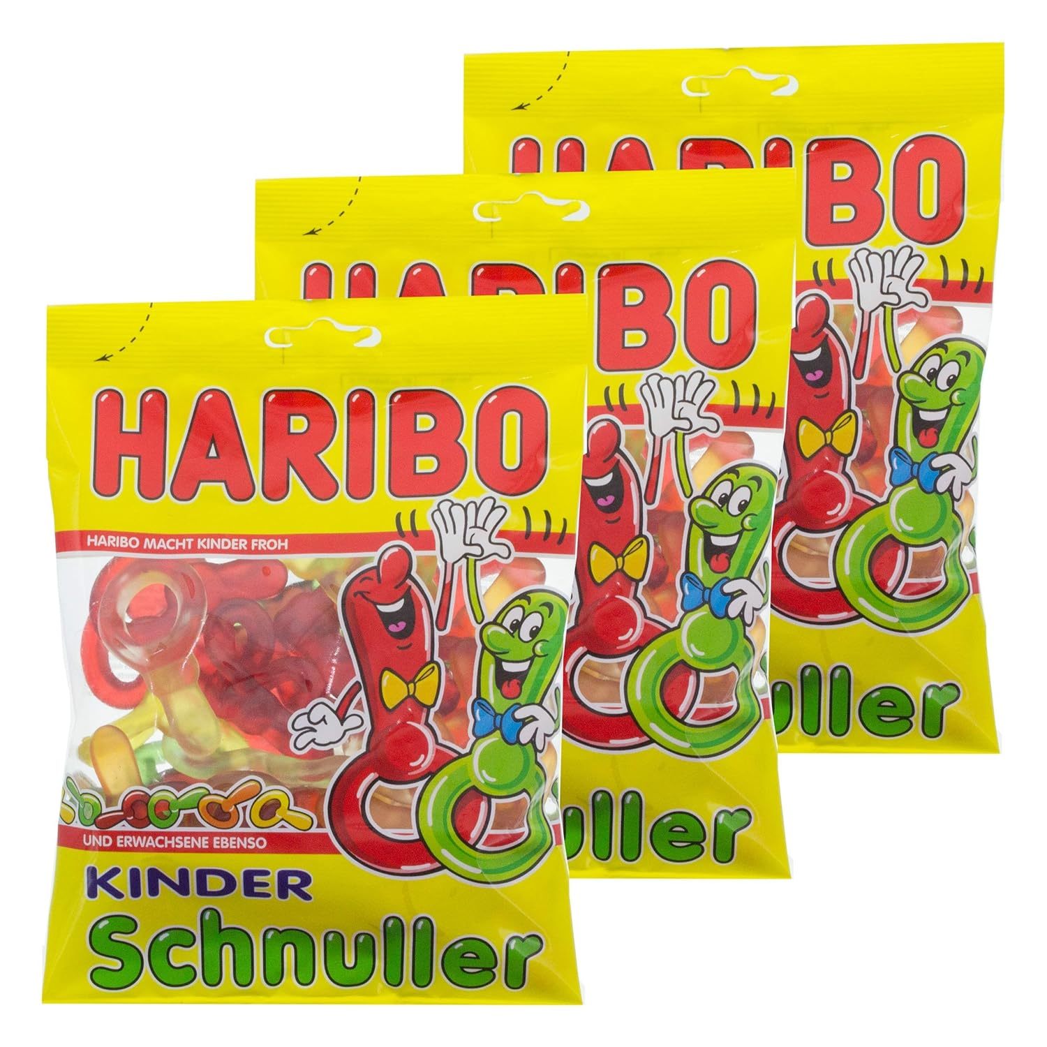 Image of Haribo Kids Pacifiers 3 X 175g