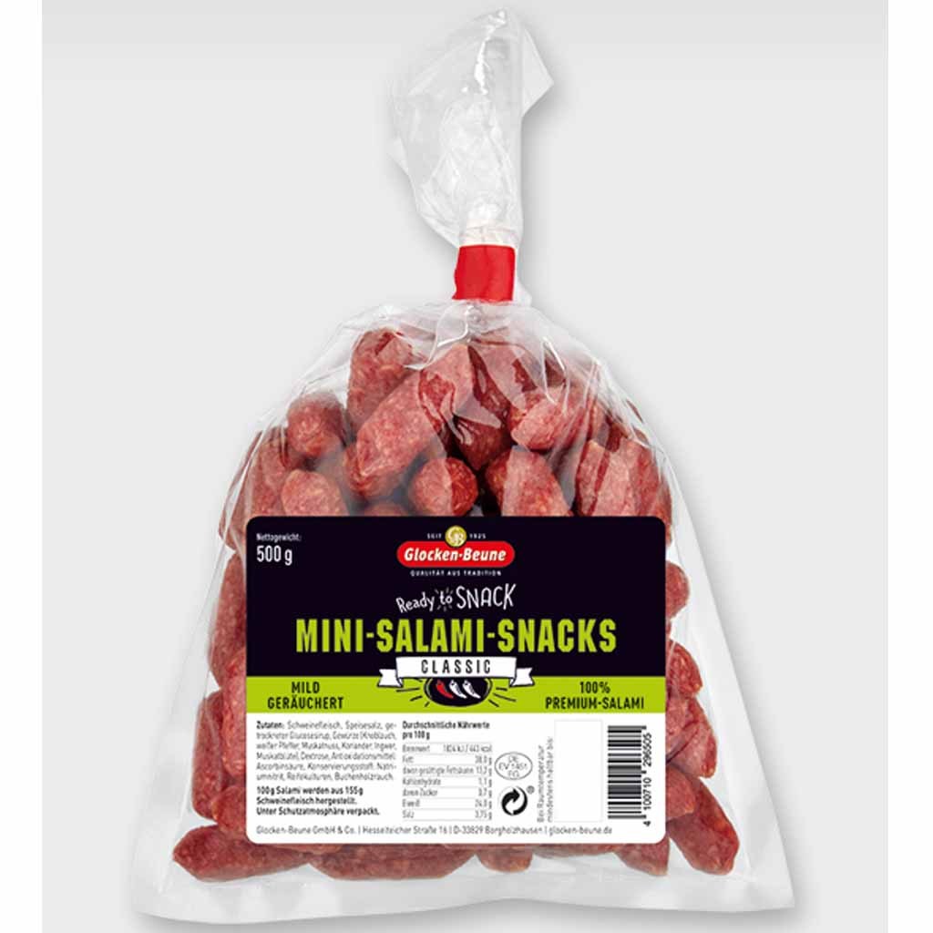 Image of Bell-bean Mini Salami Snack Classic Mild 500g