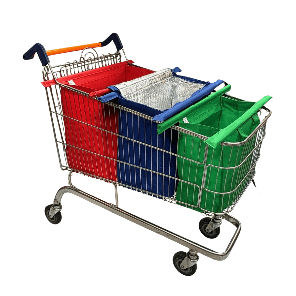 TEMU Trolley Bags - Original - Reusable Shopping Bags - Pack Of 3 Original Vibe Shopping Bags With , Replace Carrier Bags, Heavy Duty Reusable