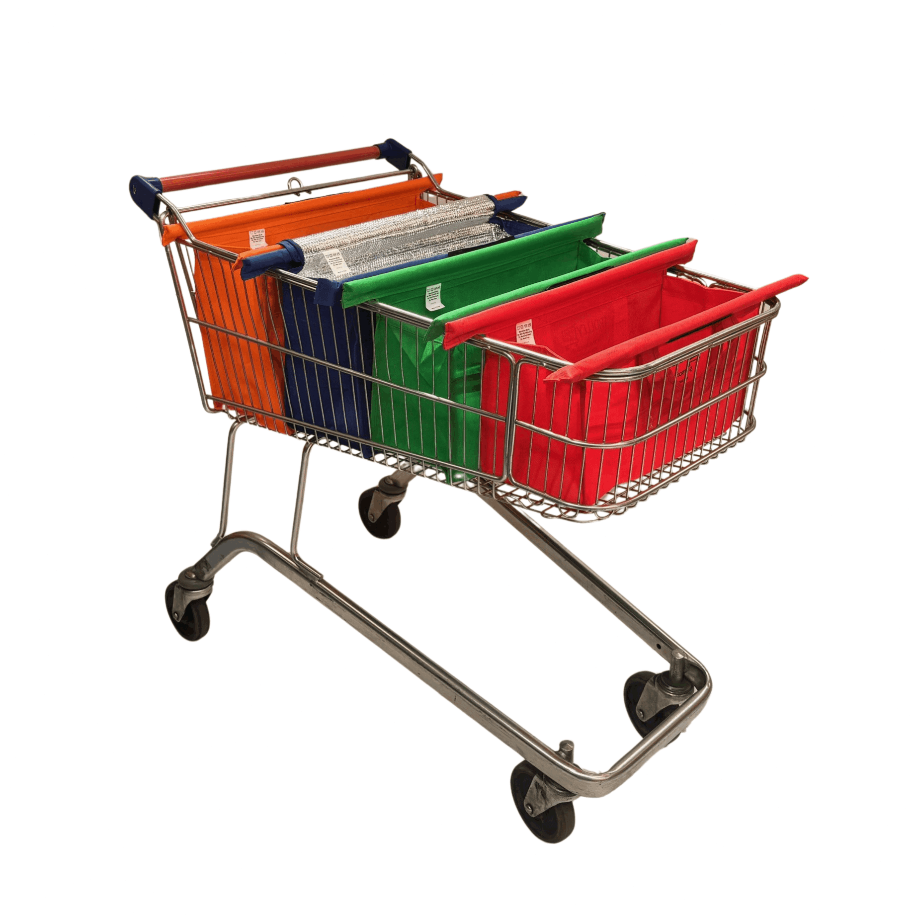 TEMU Trolley Bags - - Reusable Shopping Bags - Pack Of 4 Vibe Shopping Bags With , Replace Carrier Bags, Heavy Duty Reusable Non-woven Polypropylene