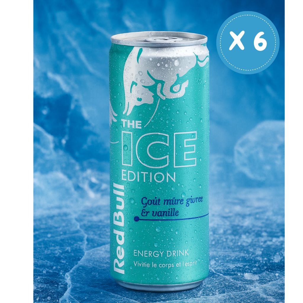 Red Bull Ice Blackberry Slush - Vanilla - Pack Of 6
