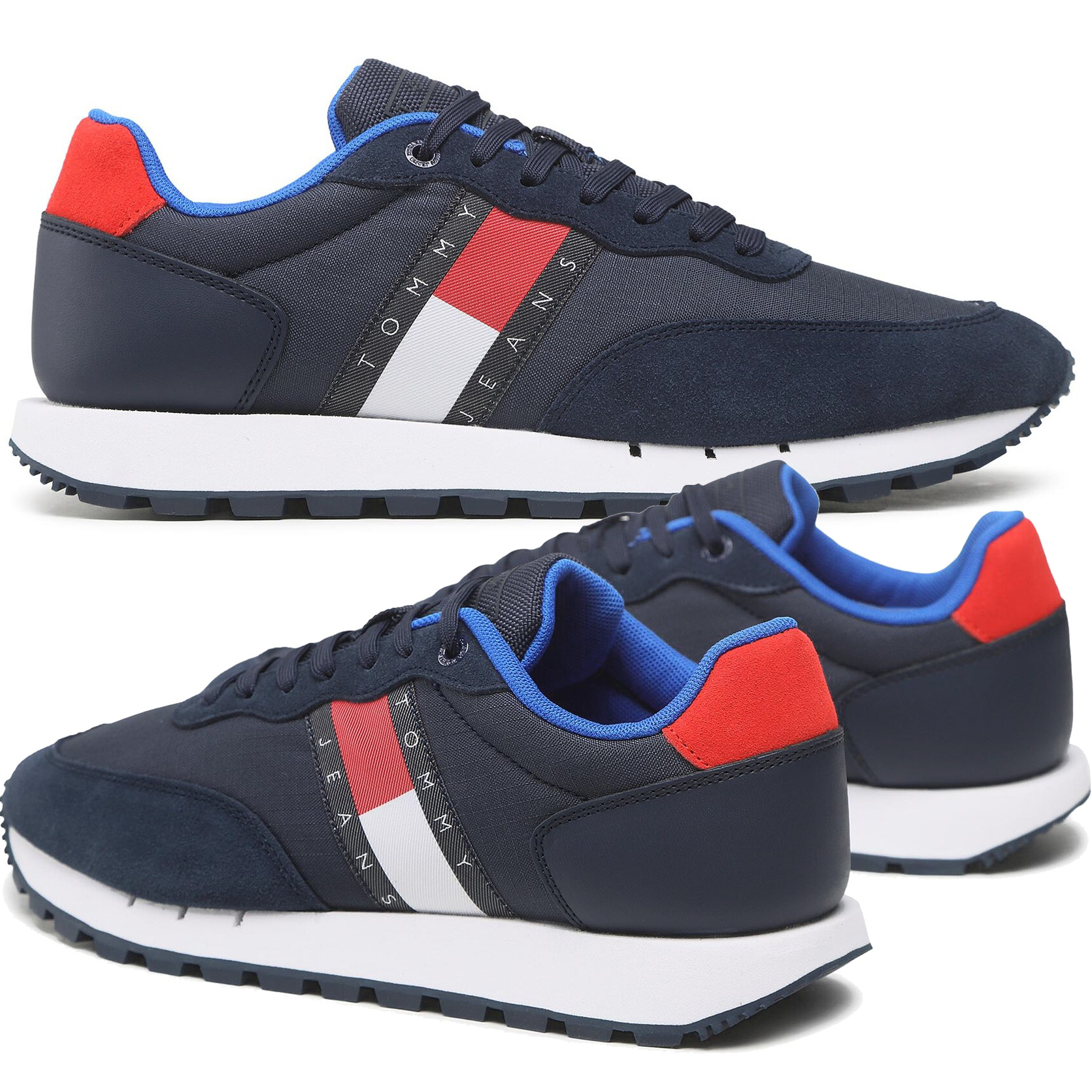 Tommy Jeans Men's Navy Blue Sneakers Em0em01136-c87