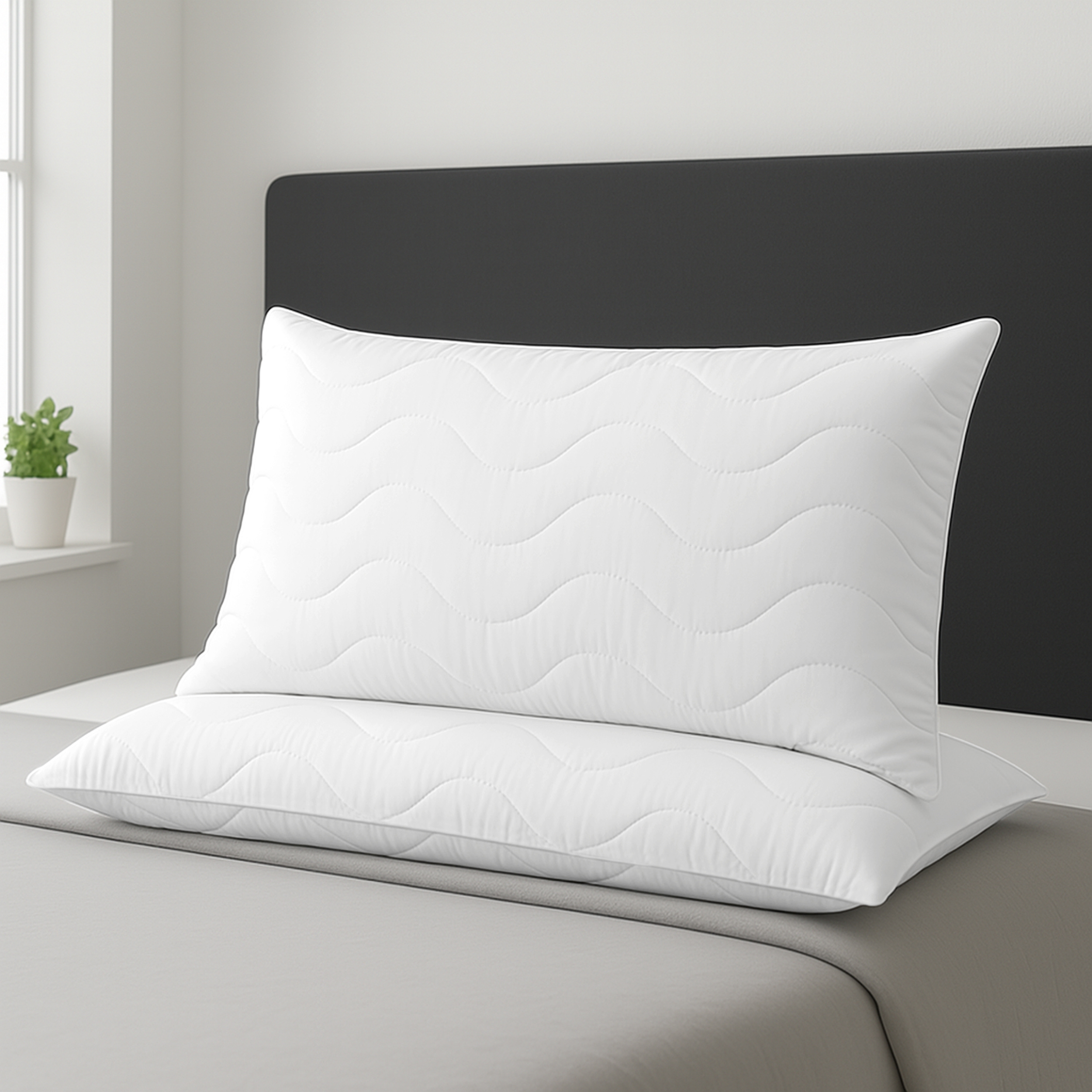 Image of Hotel-quality Pillow – Fluffy & Shape-stable, Ideal For Allergy Sufferers, Washable Up To 60 °c – In 40×80 Cm & 80×80 Cm