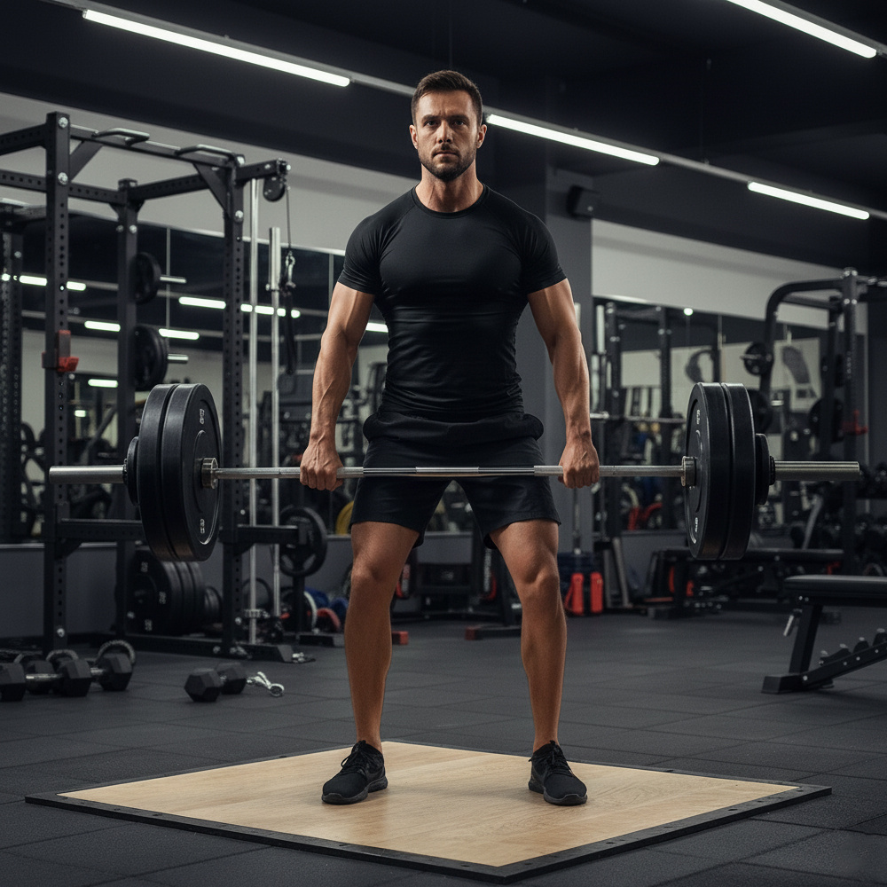 40KG Set with 7FT Barbell, Intermediate Strength Training Home Gym Set