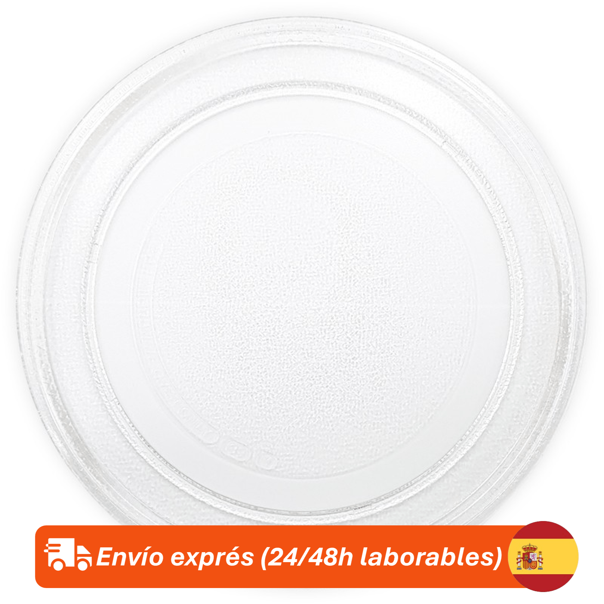 TEMU Microondas Universal 245 mm | Diámetro Exterior, Anclaje Liso, Compatible con Marcas | Fácil de Instalar