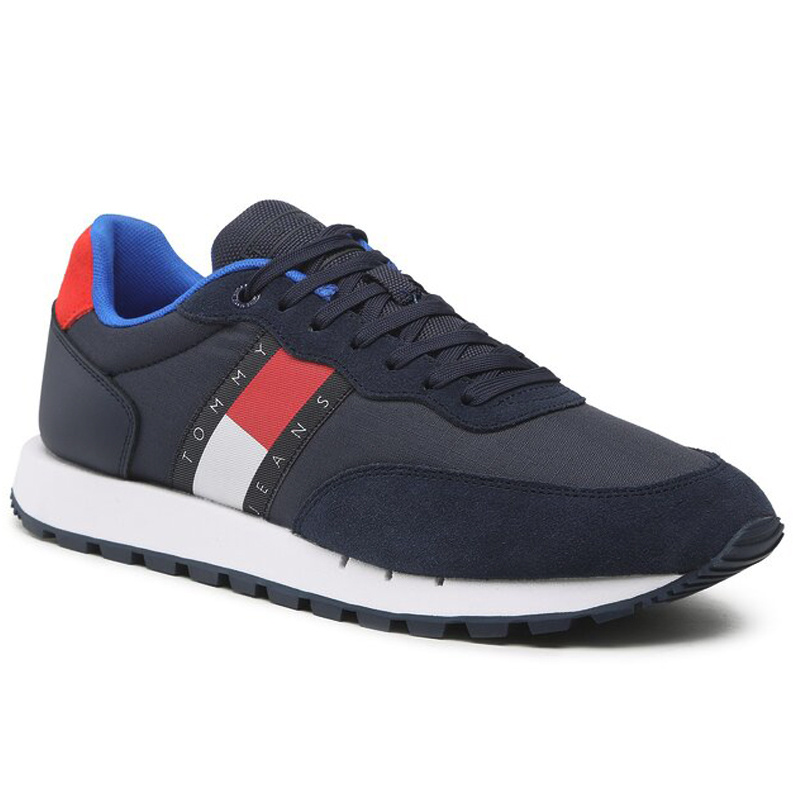 Tommy Jeans Heren Sportschoenen Sneakers Marineblauw EM0EM01136-C87