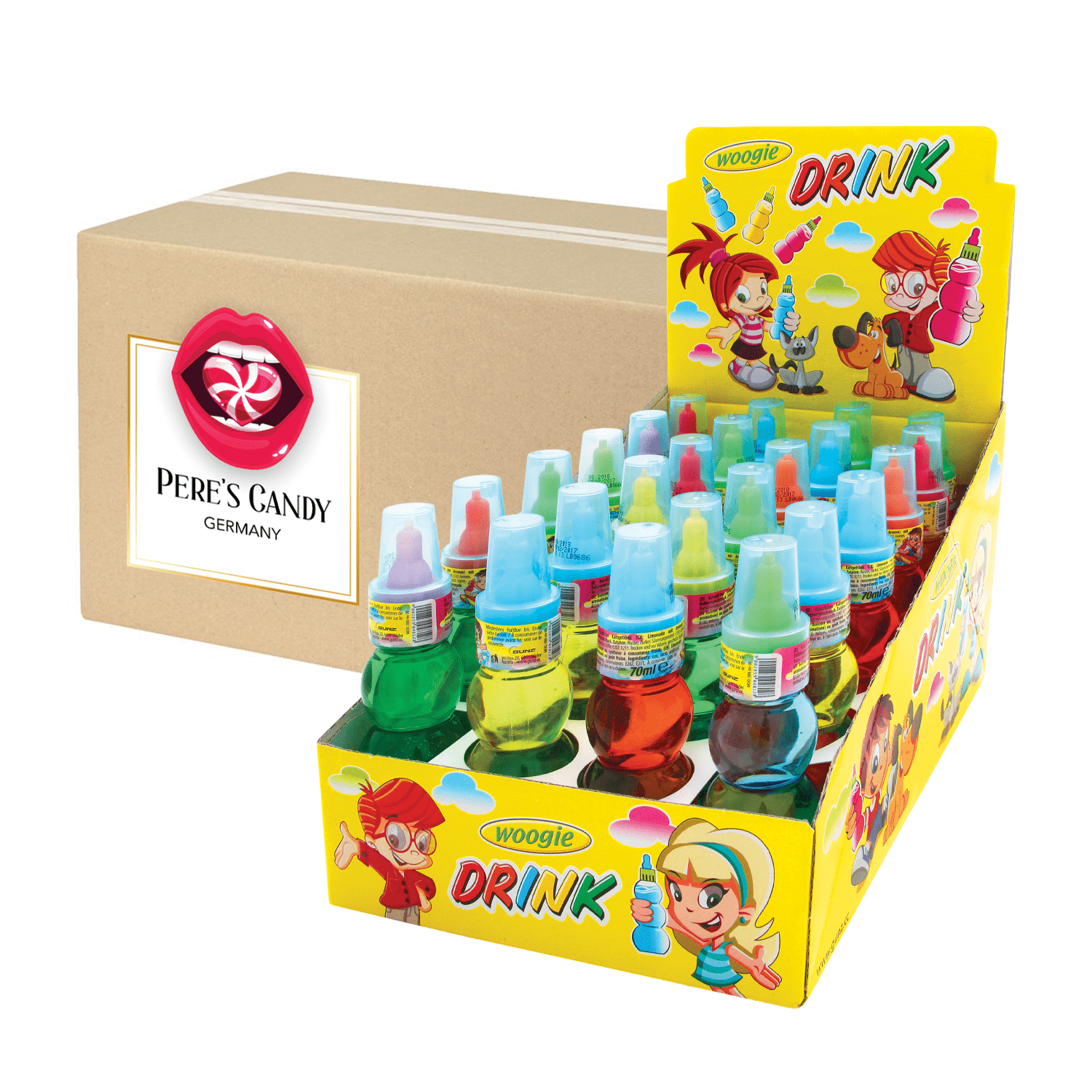 Children's Drink With Strawberry Flavor 24x70ml Counter Display