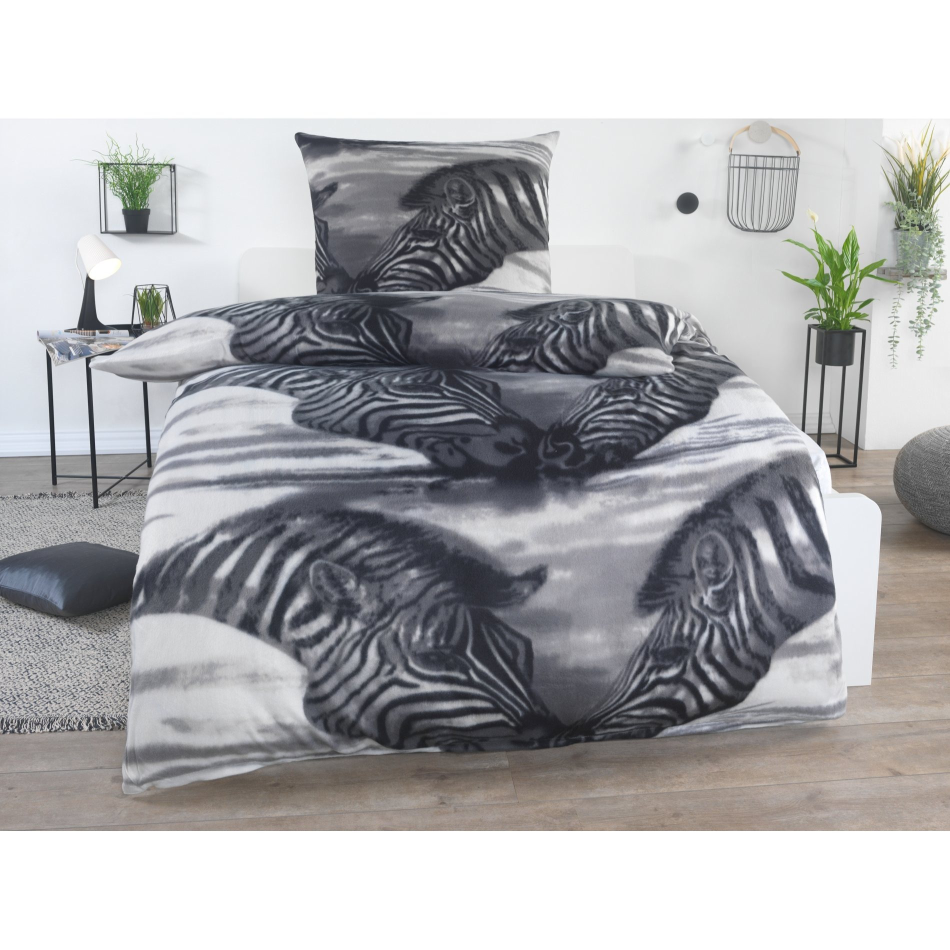Fleece Bedding Set 135×200 + 80×80 – Ultra , Thermal Winter Duvet Cover & Pillowcase With Zipper, 60°c Washable, Hypoallergenic – Set