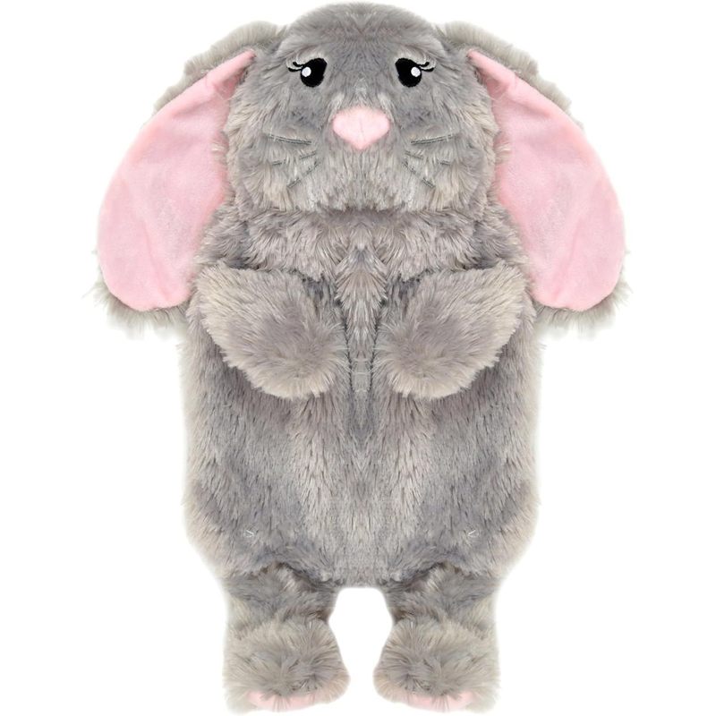 TEMU 1l Hot Water Bottle With Soft Fluffy Cover – Reusable Warm Water Bottle For Long-lasting