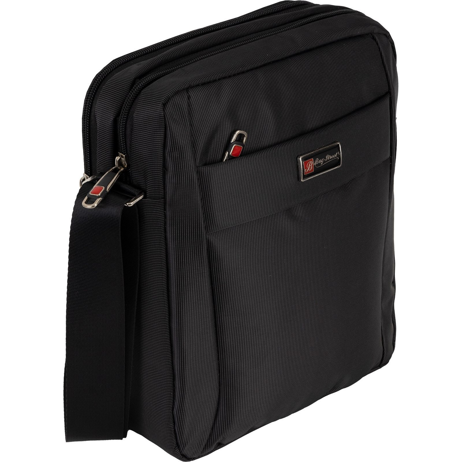 Men's Work Bag Shoulder Bag Bag Vertical T0117 Black
