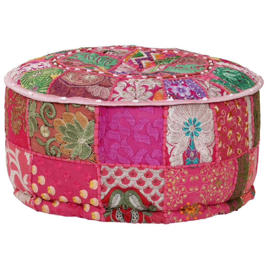 Vidaxl Pink Seat Pouf, Stool, Seat Cushion, Ottoman, Pouf Stool