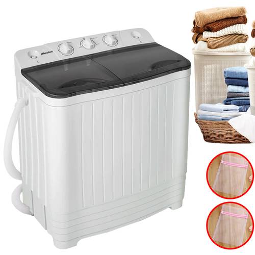 1pc twin tub portable washing machine 8 5 compact spin dryer