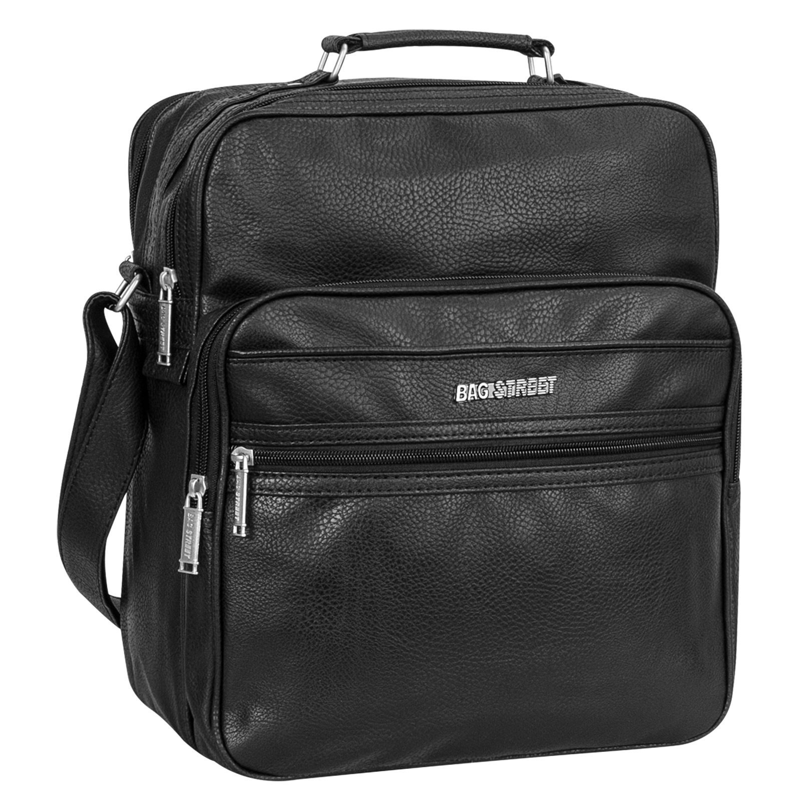 E-shop Herrentasche Arbeitstasche Umhängetasche Tasche Hochformat Schwarz