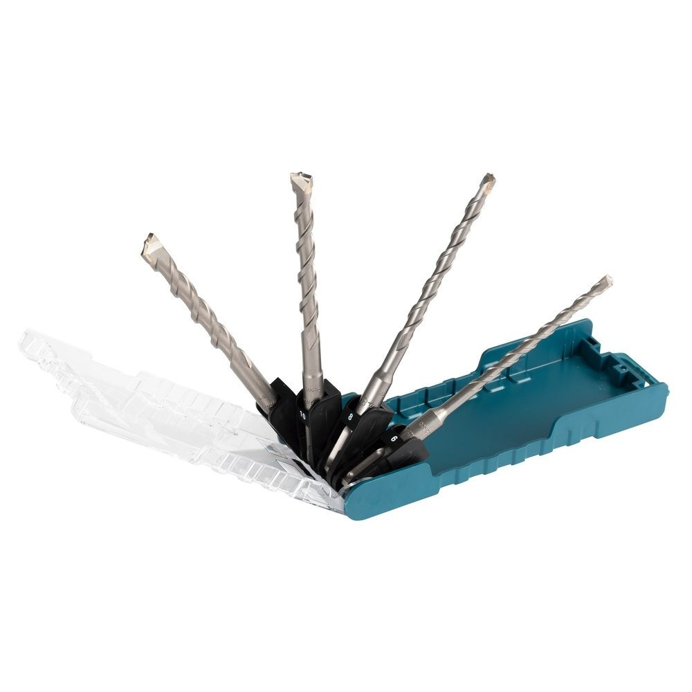 Set Of 4 Makita Sds-plus Drill Bits With Centering Tip E-13605 • Sds-plus • Two-cutter • Centering Point