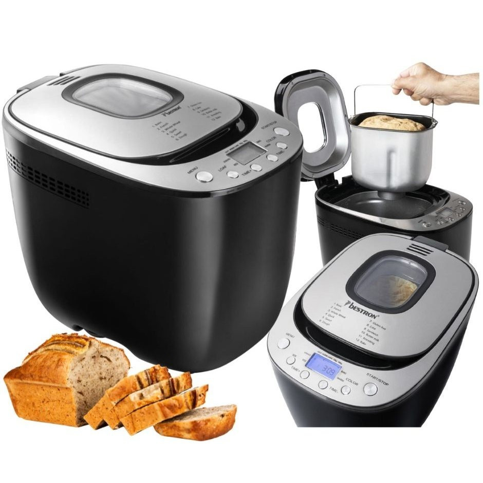 TEMU Automatic Lcd Bread Maker With Timer And 12 Programs