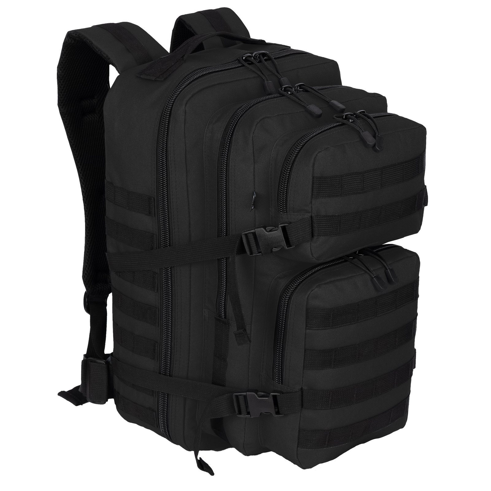 E-shop Rucksack Reiserrucksack 50L Sport Freizeit Arbeit Schulrucksack Tagesrucksack Outdoor Damen Herren Unisex Backpack Schwarz
