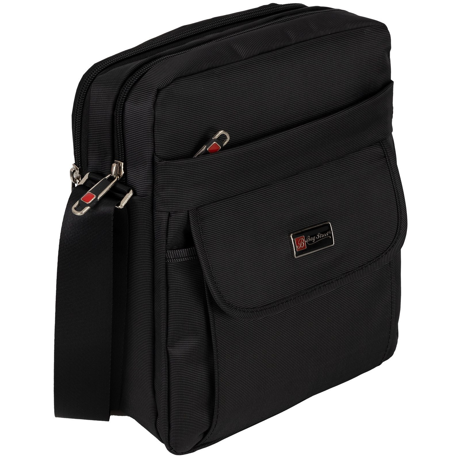 Men' Work Bag Shoulder Bag Bag Upright Format T0118 Black