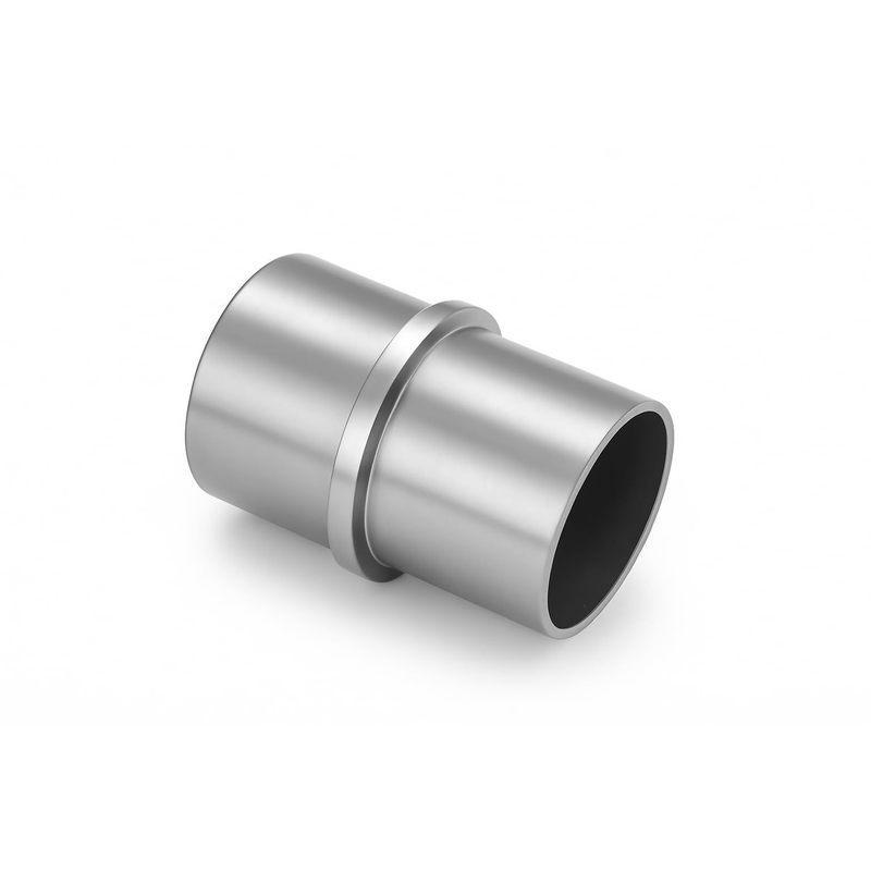 TEMU Manchon de Raccordement pour Tube Ø 42,4 mm – Droit à Emboîter pour Garde-Corps, Main , Rampe d'Escalier – Acier Inoxydable V2A