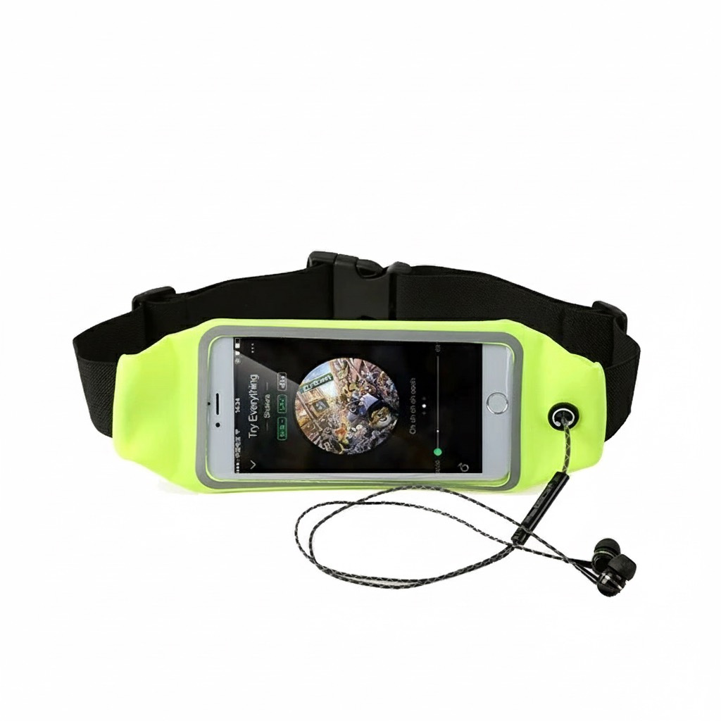 TEMU NOVAGO Ceinture de Sport Néoprène Imperméable 6,7" – Pochette Running Compatible Tous Smartphones Grande Taille – Ajustable, Anti-Transpiration