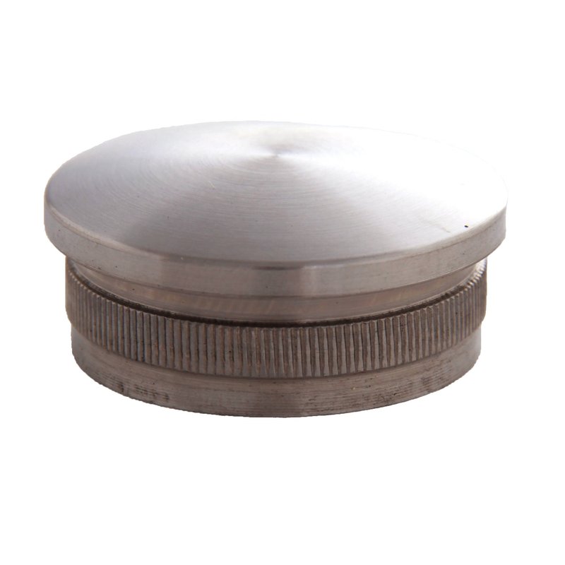 TEMU Embout Bombé pour Tube Ø 42,4 mm – Bouchon de à Emboîter pour Main , Garde-Corps, Poteau – Acier Inoxydable V2A , Tube 42,4 x 2 mm