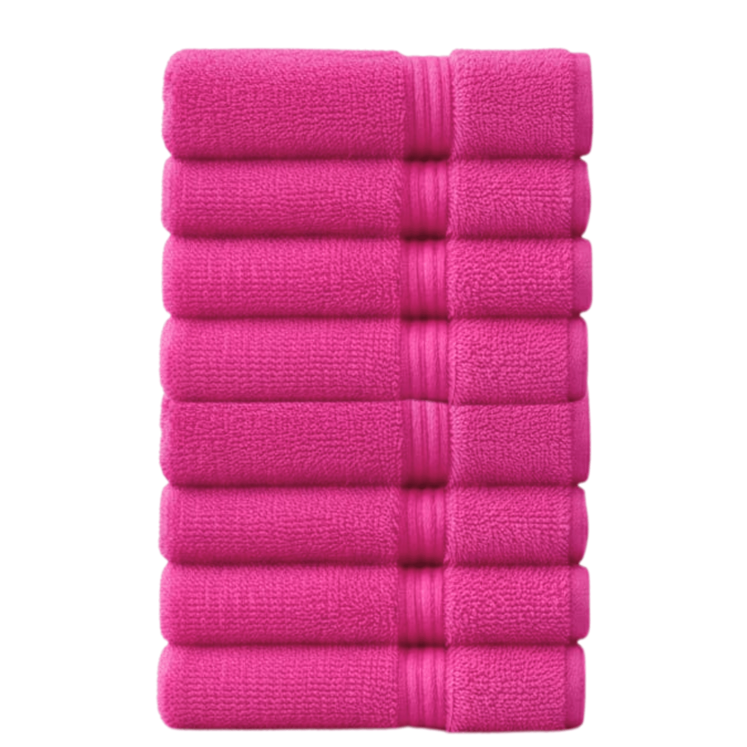 TEMU Pack Of 8 Super Soft Face Cloth Towels, 500gsm, 100% Cotton, 30x30cm, Everyday Use, Machine Washable, Hotel And Gym Use