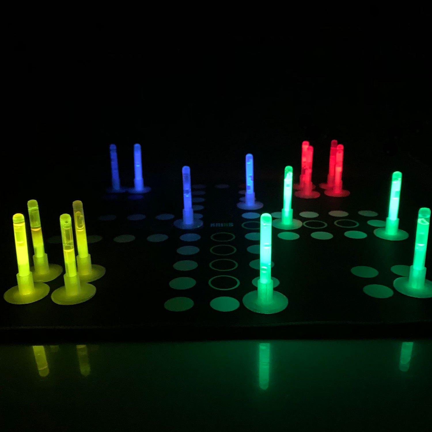 Nightlight Social Game "ludo" – -the-dark Travel Game