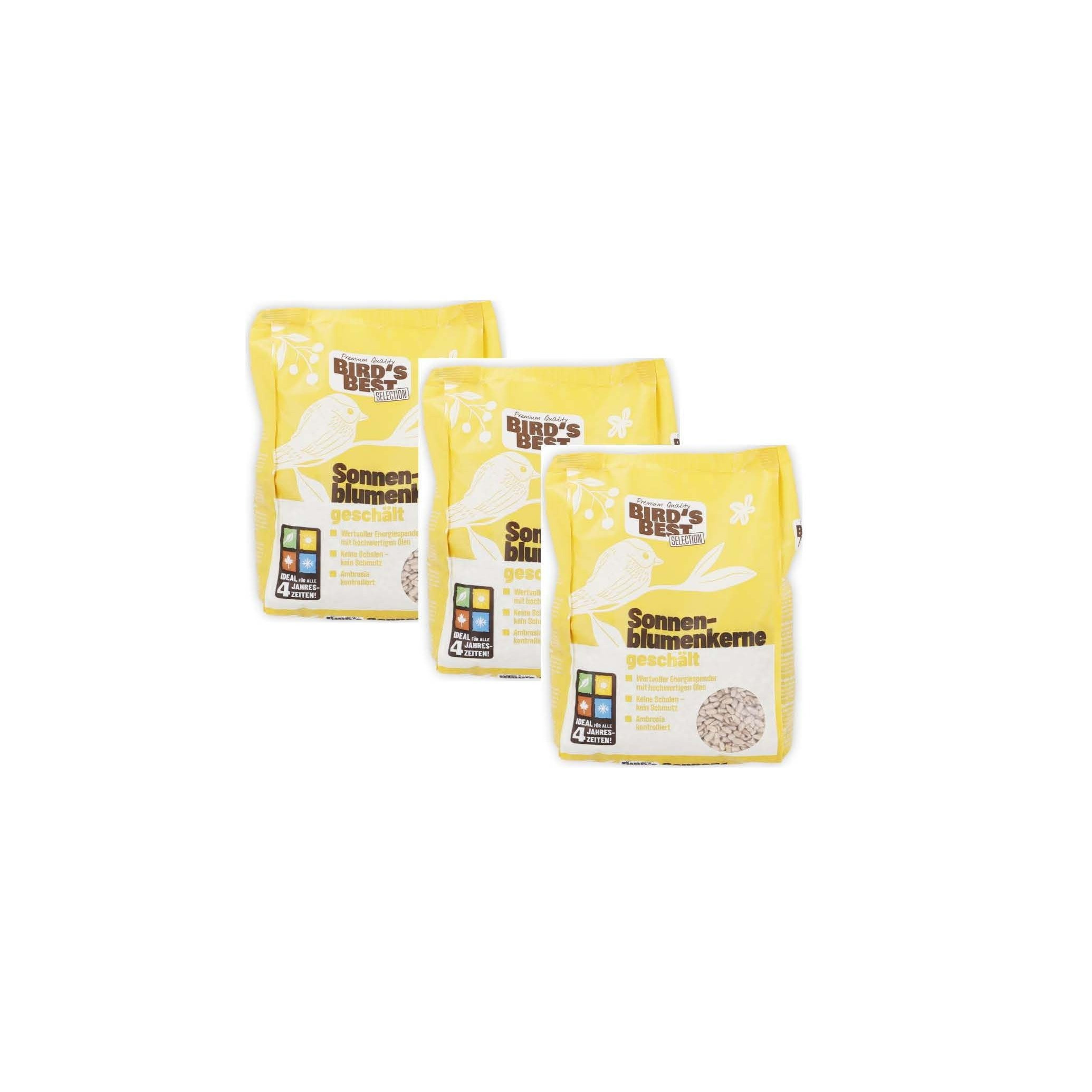 E-shop Geschälte Sonnenblumenkerne für Vögel 800g
