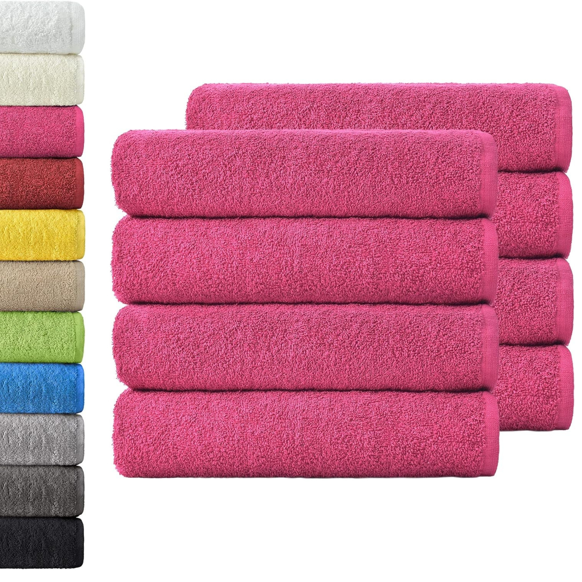 Naturemark 4-pack Hand Towels In Size 50x100cm, Colors And Sets, 100%, Soft And Cuddly, Washable Up To 60°c.