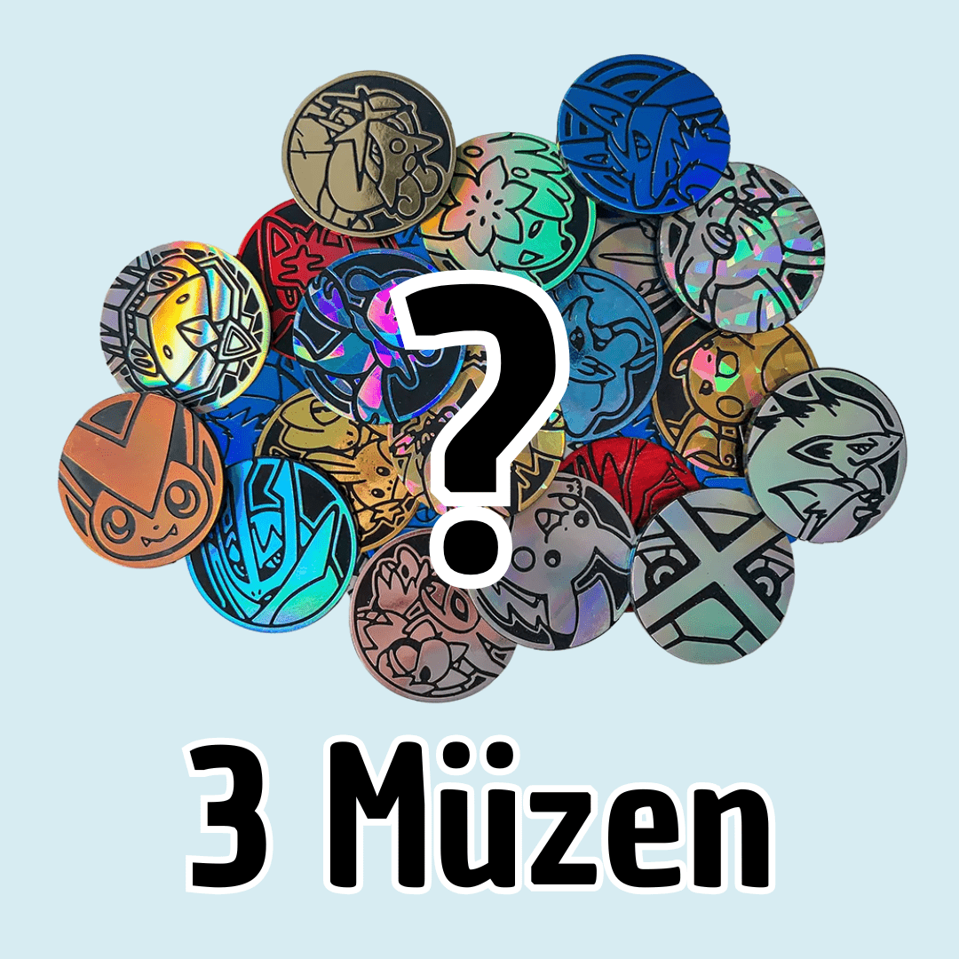 E-shop Pokémon Münzen 3er-Set – Offizielle Sammlermünzen für Pokémon-Karten