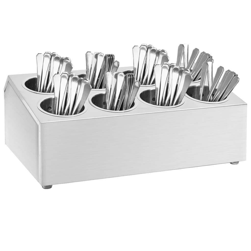 Image of Vidaxl Cutlery Holder Knife Holder Knife Block Knife Blocks Cutlery Basket Cutlery Baskets Utensil Holder Utensil Container Cutlery Station Cutlery Stations