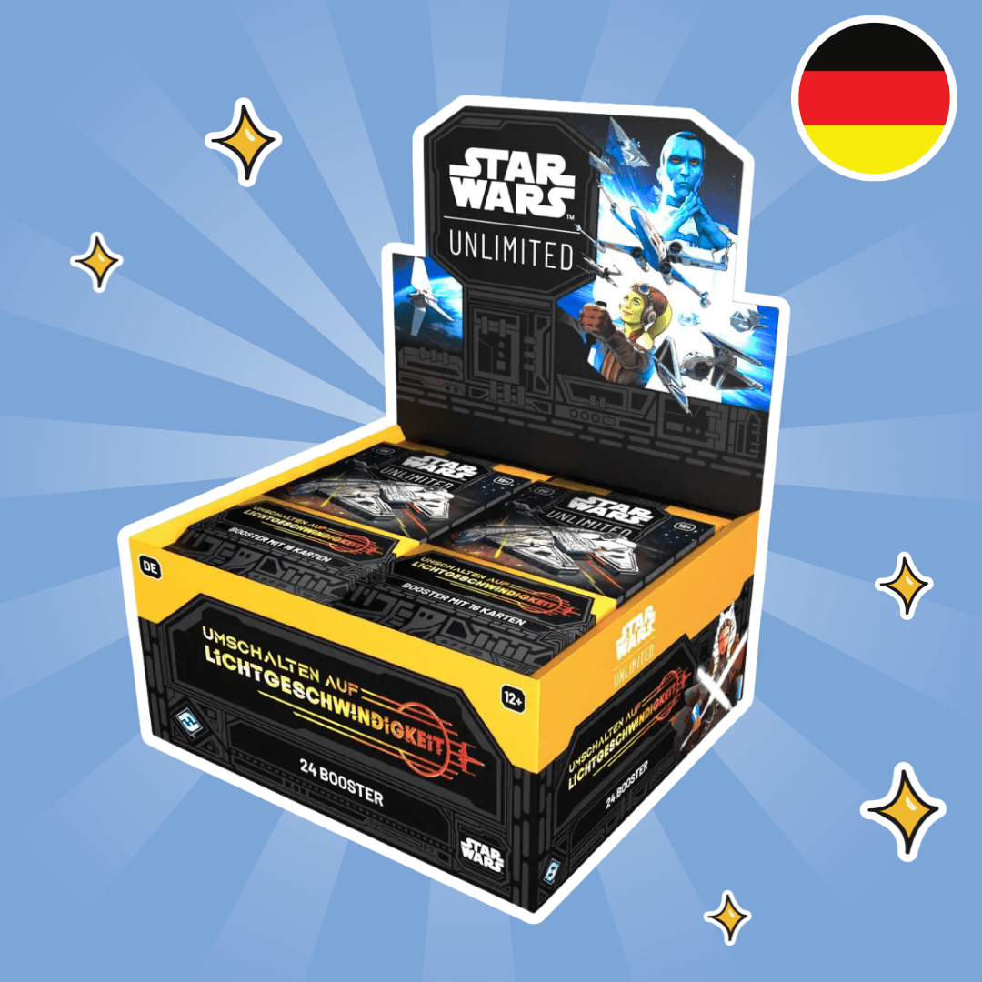 Star Wars: Unlimited – Switch To Light Speed – Display (german) – Booster Display For Collectible Card Game