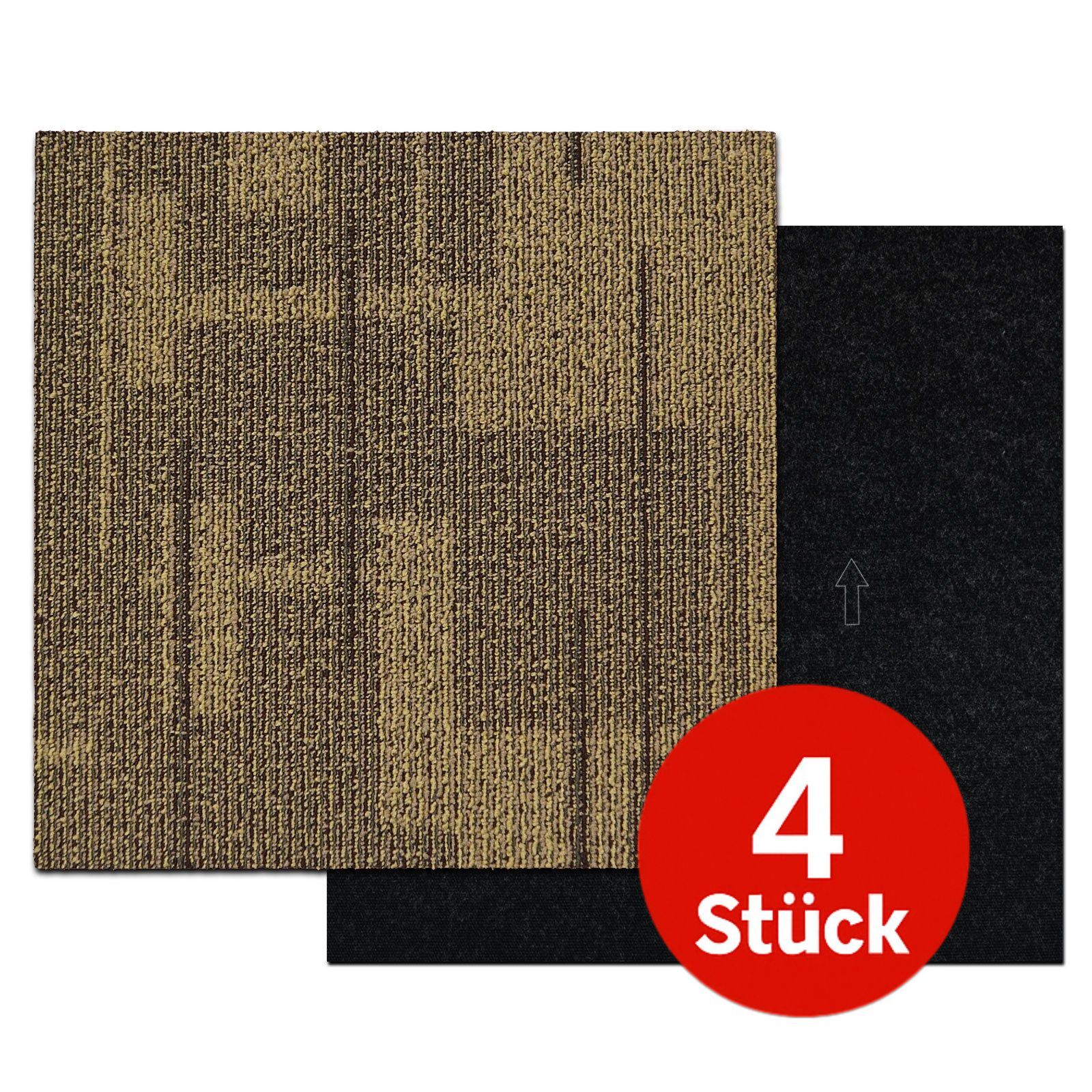 Image of Floordirekt Tiles Andorra – 50x50 Cm – Slip-resistant & Durable – Striped – 5 Colors – Single Piece Or 4-pack