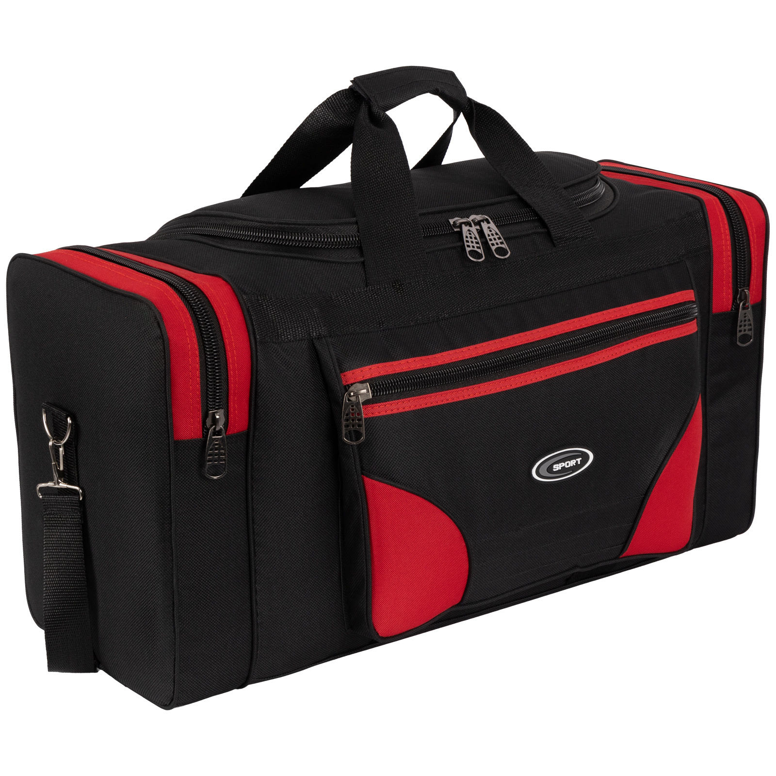 60l Sports Bag Sauna Bag Travel Bag Fitness Bag For Women Men Kids Red L 70 X W 26 X Cm
