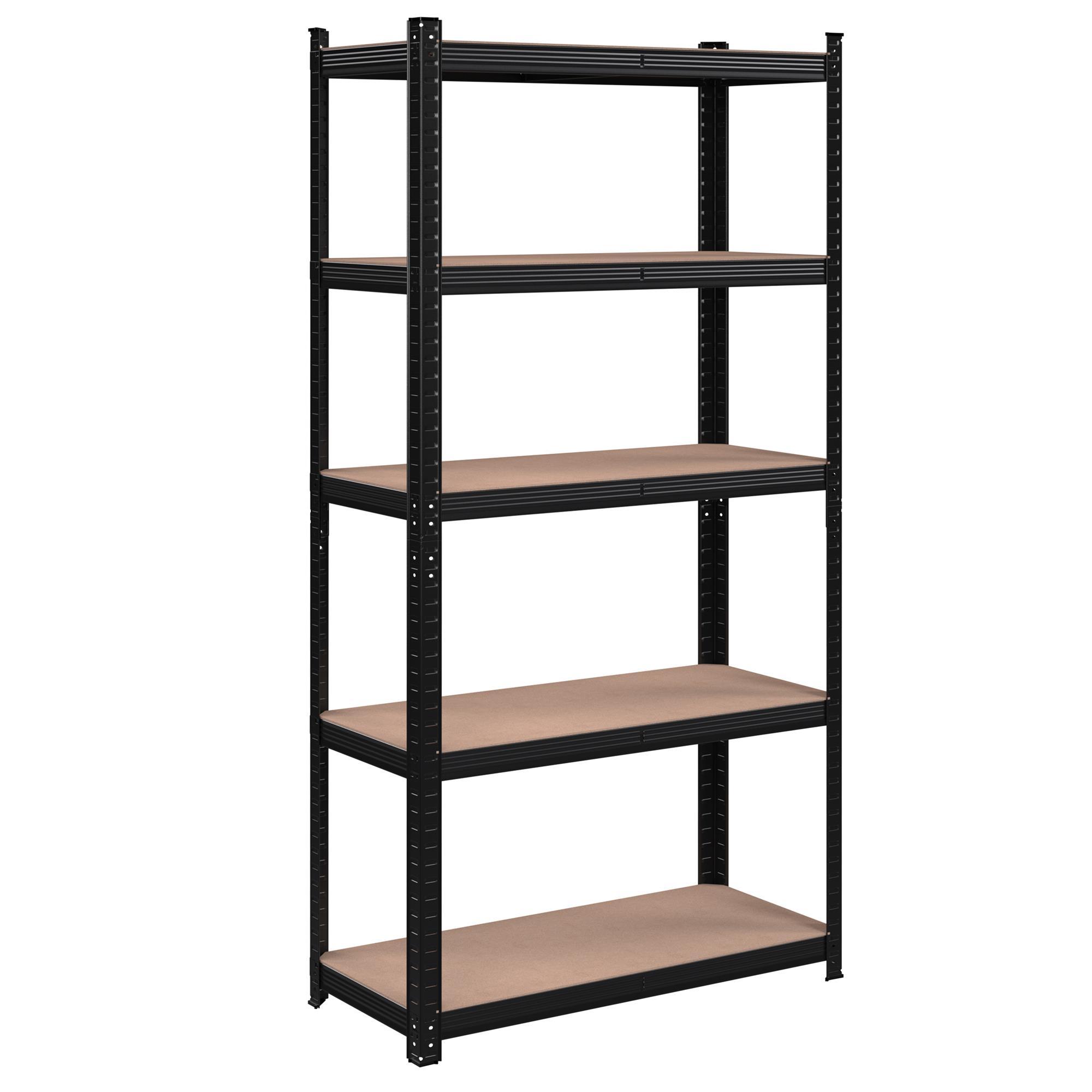 High-performance Shelving, Storage Shelving, 40 X 90 X 180 Cm, Basement Shelving, Garage, Storage, Storage Room, , Each Shelf Holds 875 Kg, 5 Adjustable Shelves