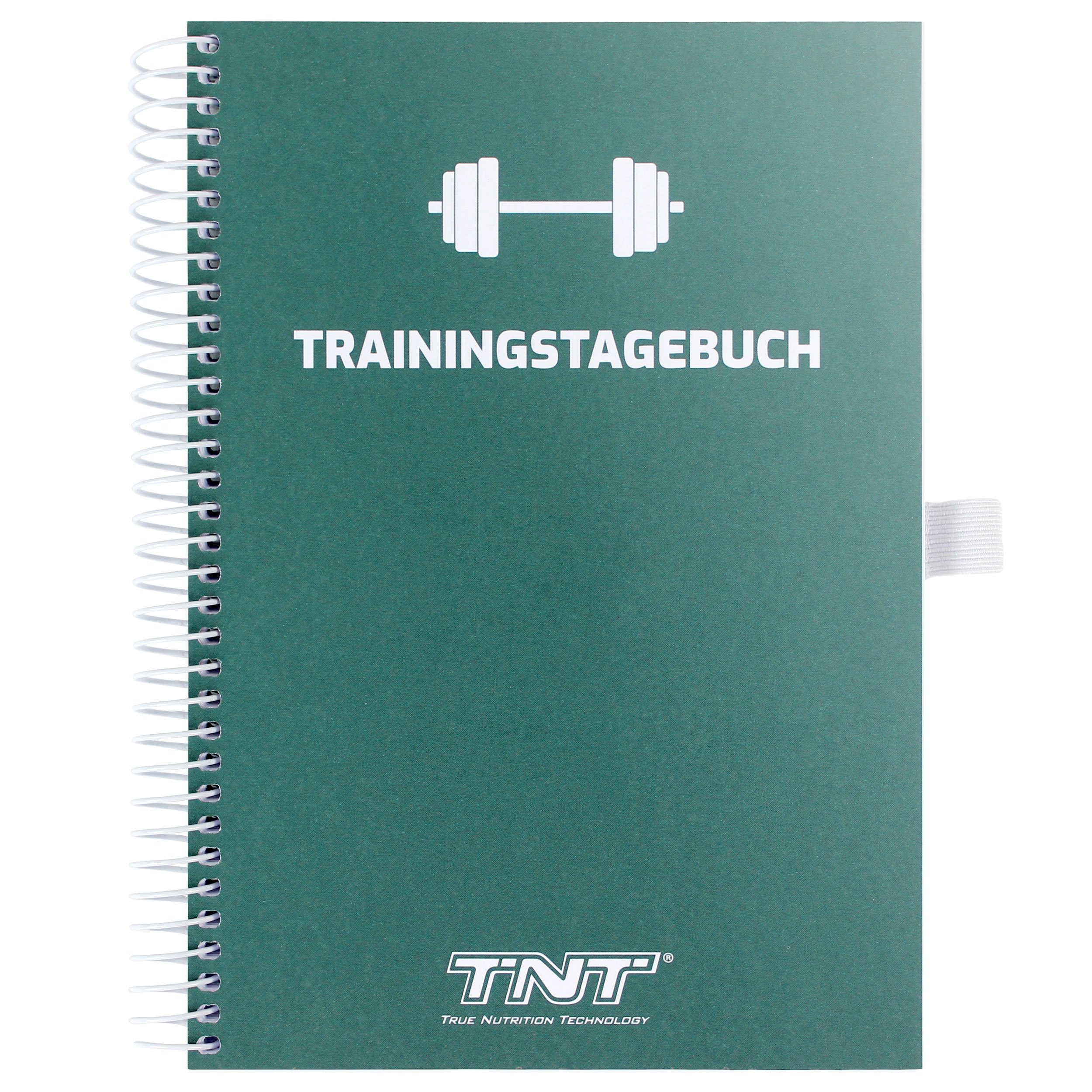 Image of Training Diary | 132 Pages | Din A5 - Training Diary In A5 Format For Your Fitness And Cardio Training At . With Spiral Binding And Pen Holder - -certified Paper.