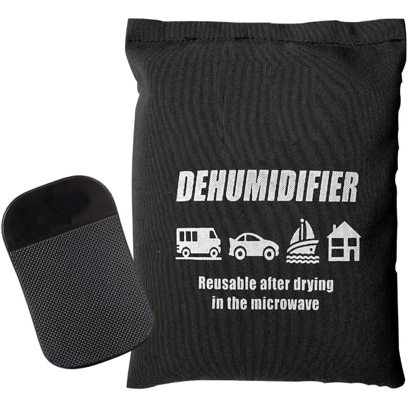 TEMU 300g Reusable Car Interior Dehumidifier Bag – Anti-slip Dashboard Mat, Microwaveable Moisture Absorber For Cars, , And Caravans – Prevents