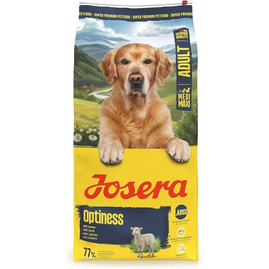 E-shop JOSERA Adult Large Lamm & Reis | Premium Trockenfutter für ausgewachsene Hunde | eiweißreduziert | weizenfrei | wertvolle Fettsäuren |