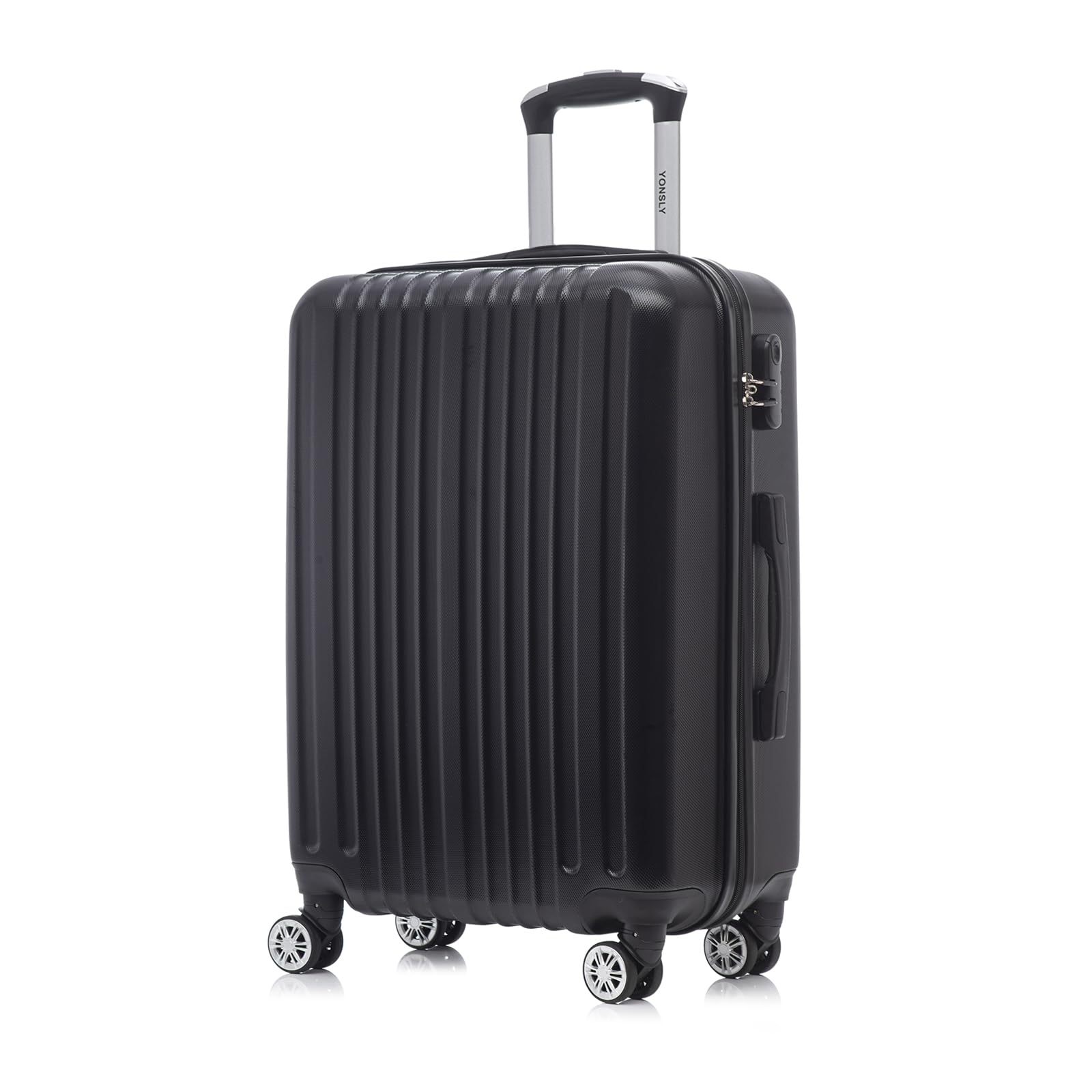 Hand Luggage, Cabin Luggage, Travel Suitcase Hardshell Suitcase With 4 Wheels 360°, Lock, Handle