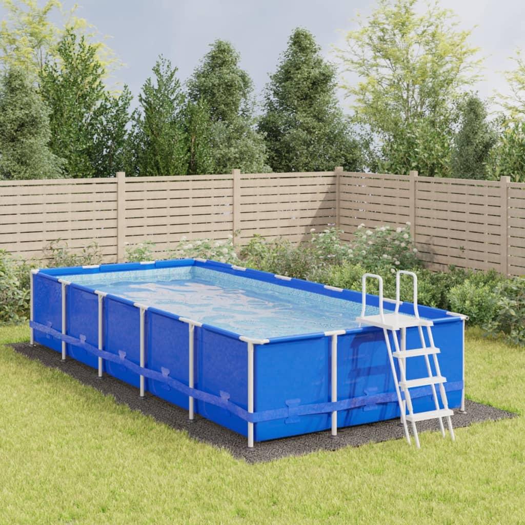 Vidaxl Pool Ground Cover, Floor Protection, Light Grey Polyester Geotextile