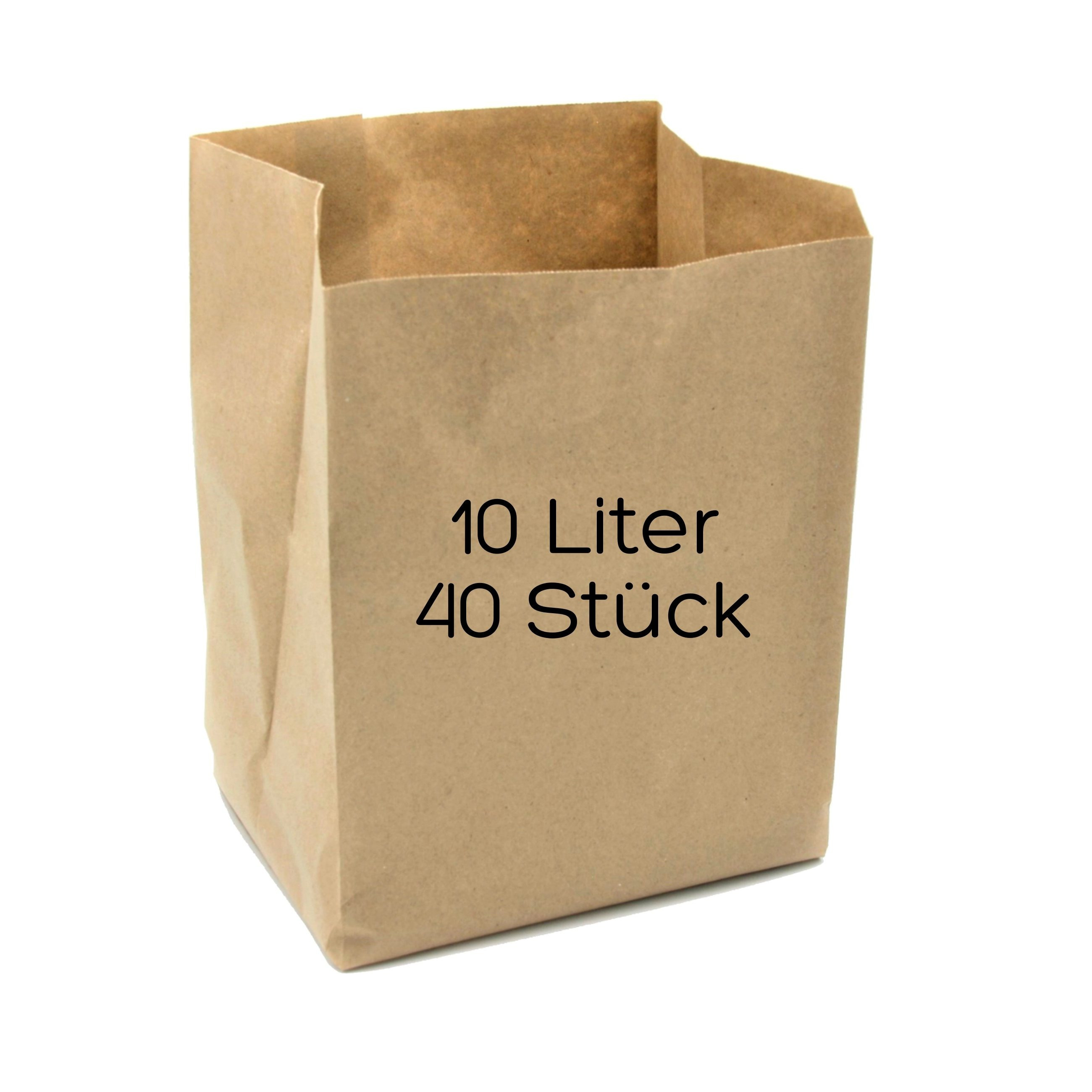 Image of 10l Waste Bags, Bio Garbage Bags, Wet & Tear-resistant Paper Trash Bags, Garbage Bags, Paper Waste Bags, Compost Bags For Bio Bin