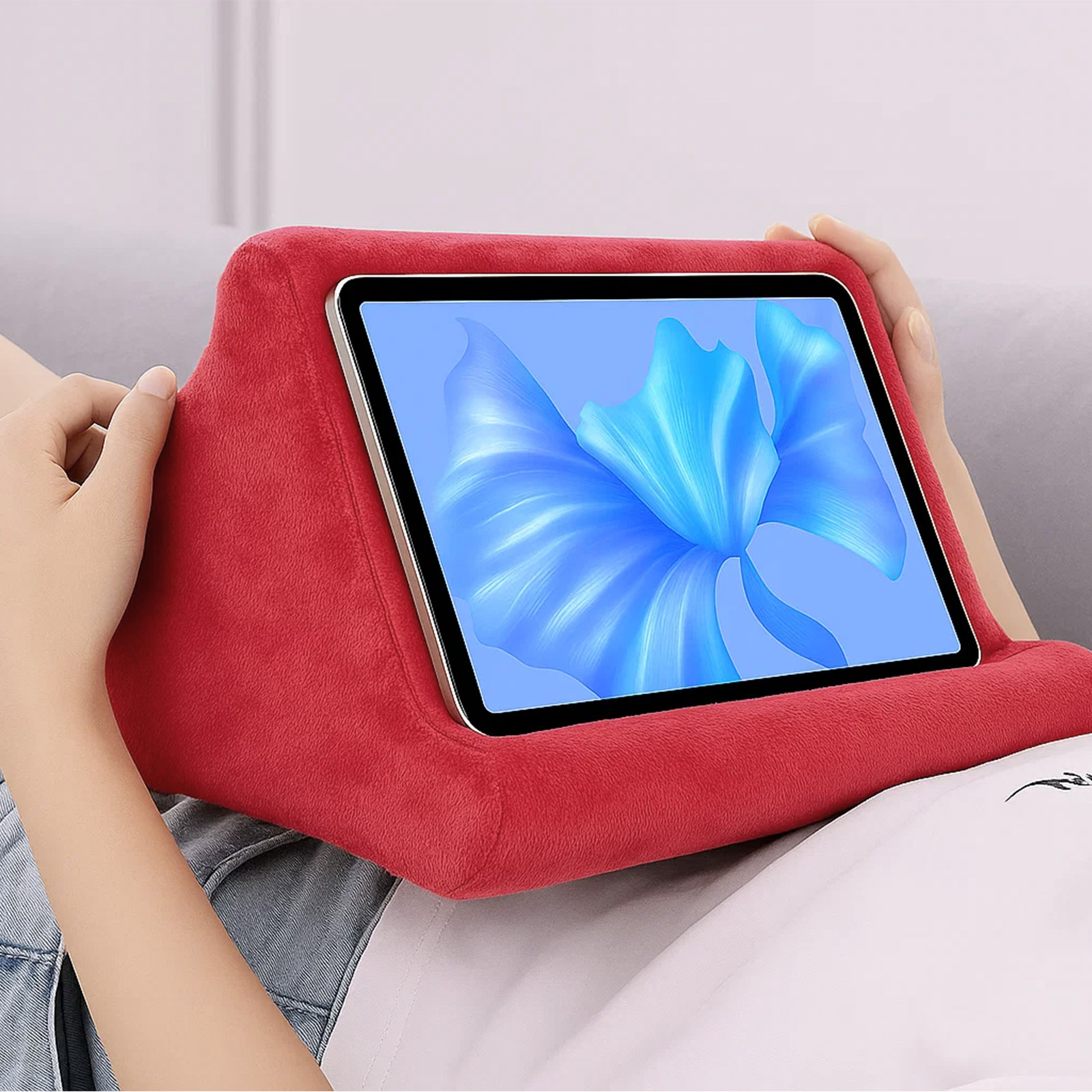 tablet pillow stand for ipad cushion stand multi angle laptop stand   stand reading stand details 12