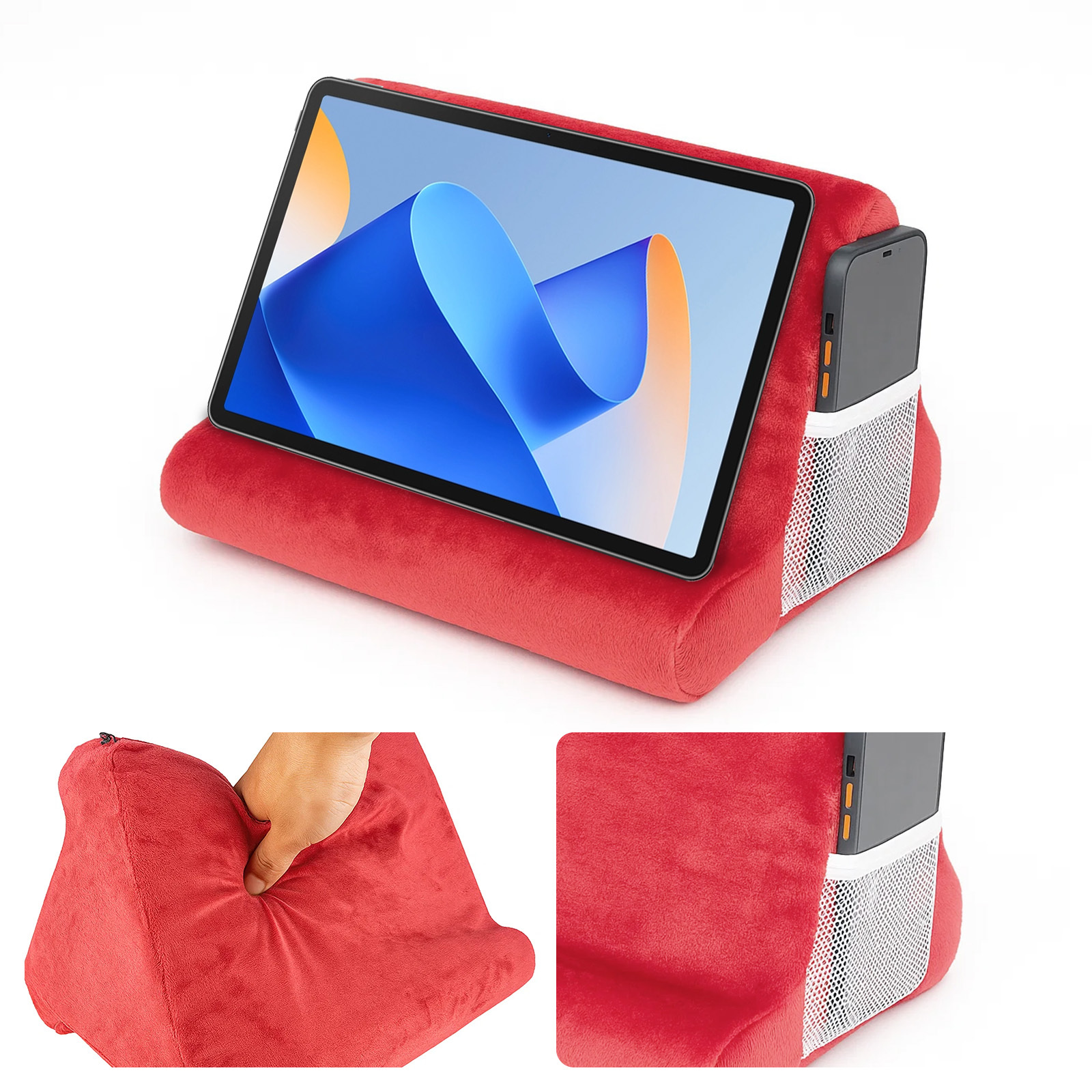 tablet pillow stand for ipad cushion stand multi angle laptop stand   stand reading stand details 13